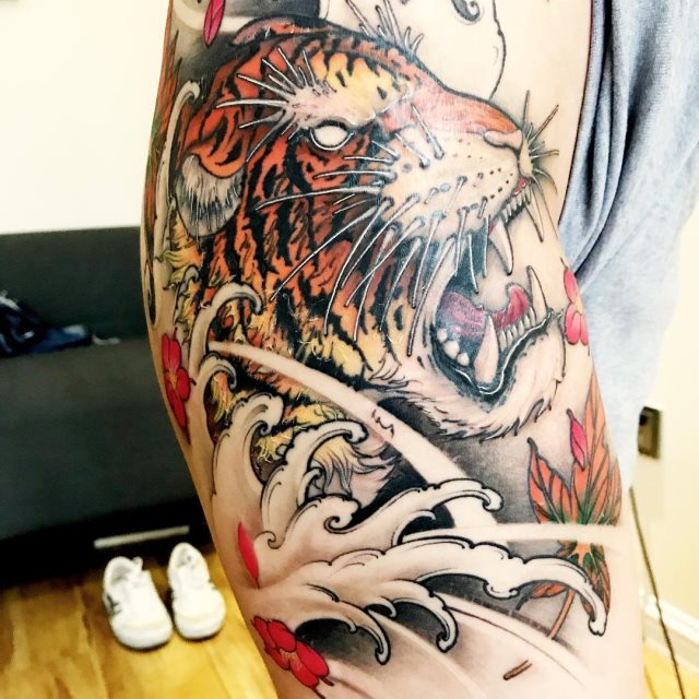 tattoo femenino tigre 13