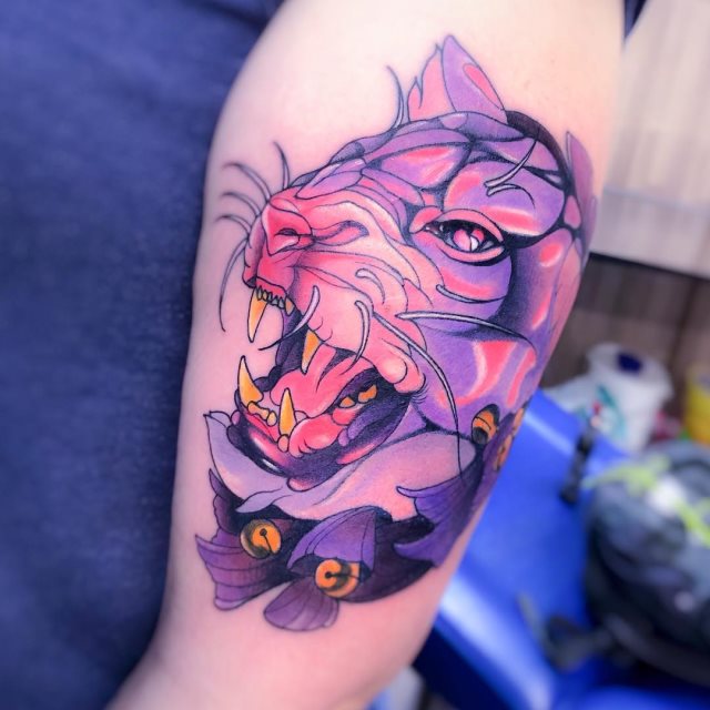 tattoo femenino tigre 25