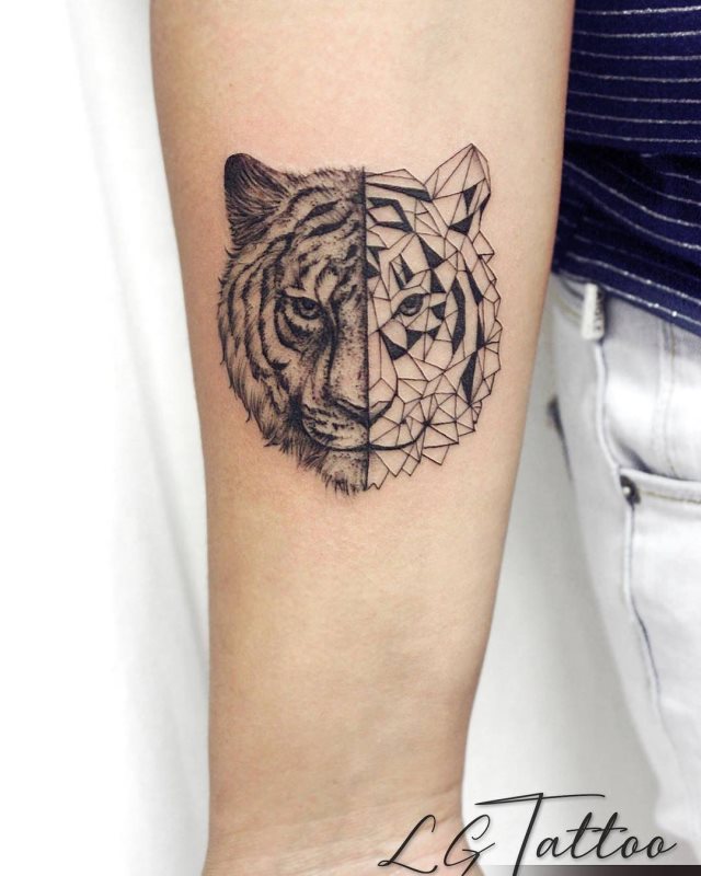 tattoo femenino tigre 29