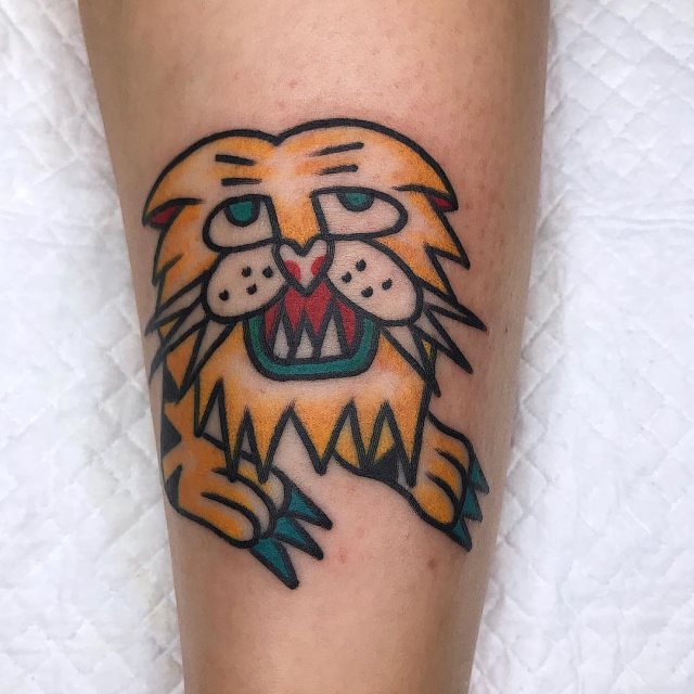 tattoo femenino tigre 37