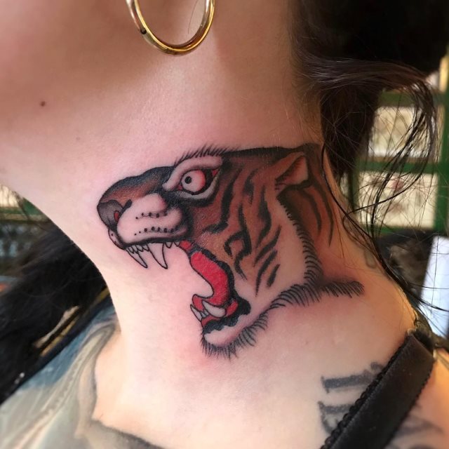 tattoo femenino tigre 39