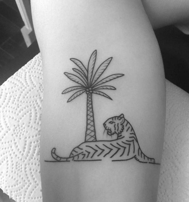 tattoo femenino tigre 46