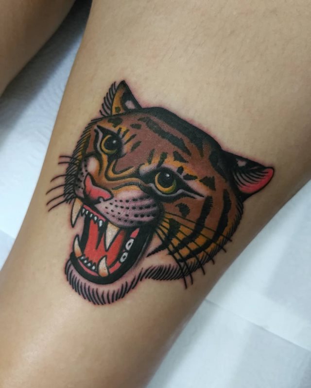 tattoo femenino tigre 53