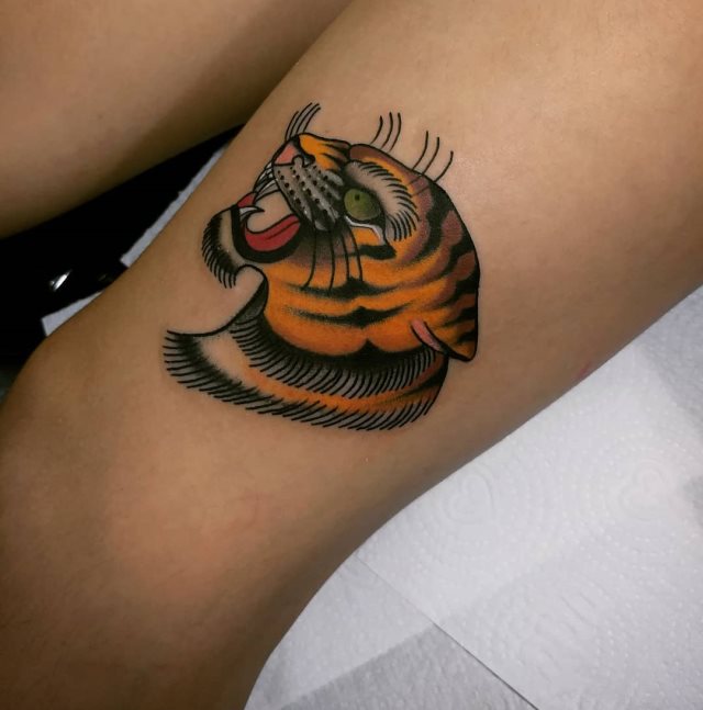 tattoo femenino tigre 54
