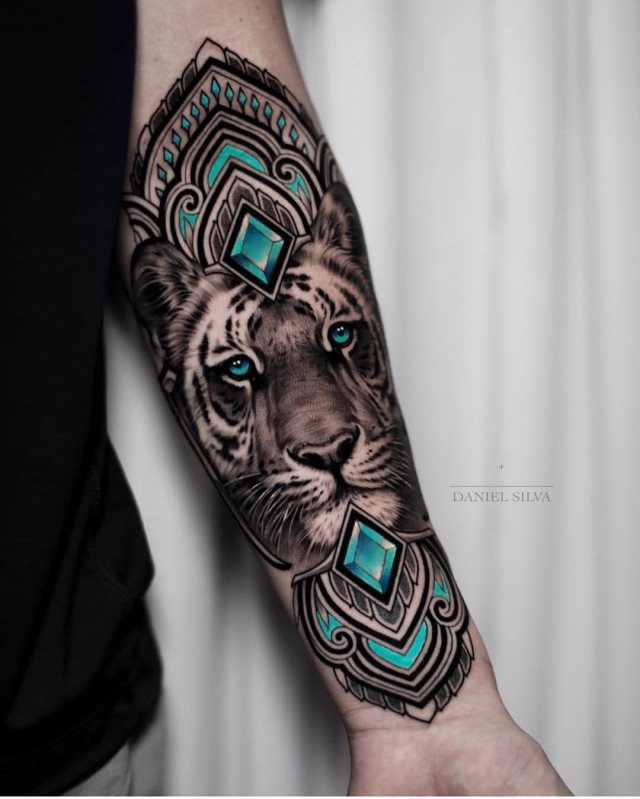 tattoo femenino tigre 62