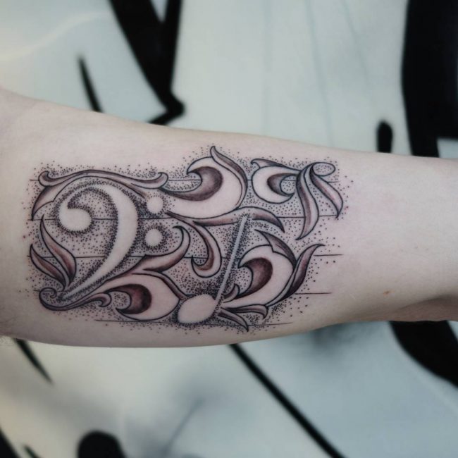 tatuaje ClaveMusical234