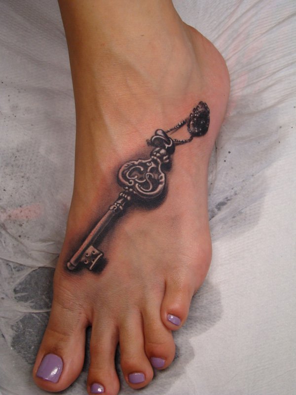 tatuaje CandadoyLlave121
