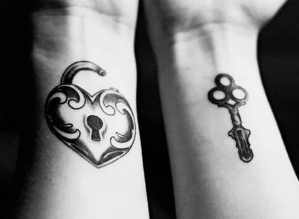 tatuaje CandadoyLlave130
