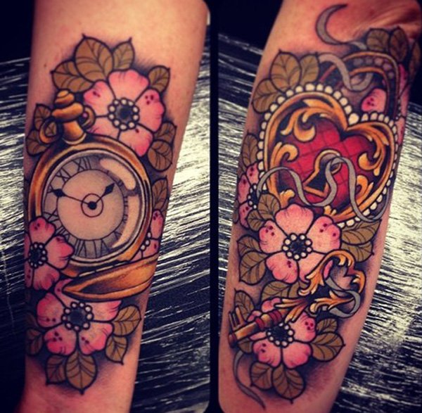 tatuaje CandadoyLlave134