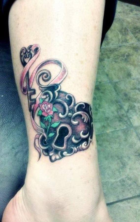tatuaje CandadoyLlave140
