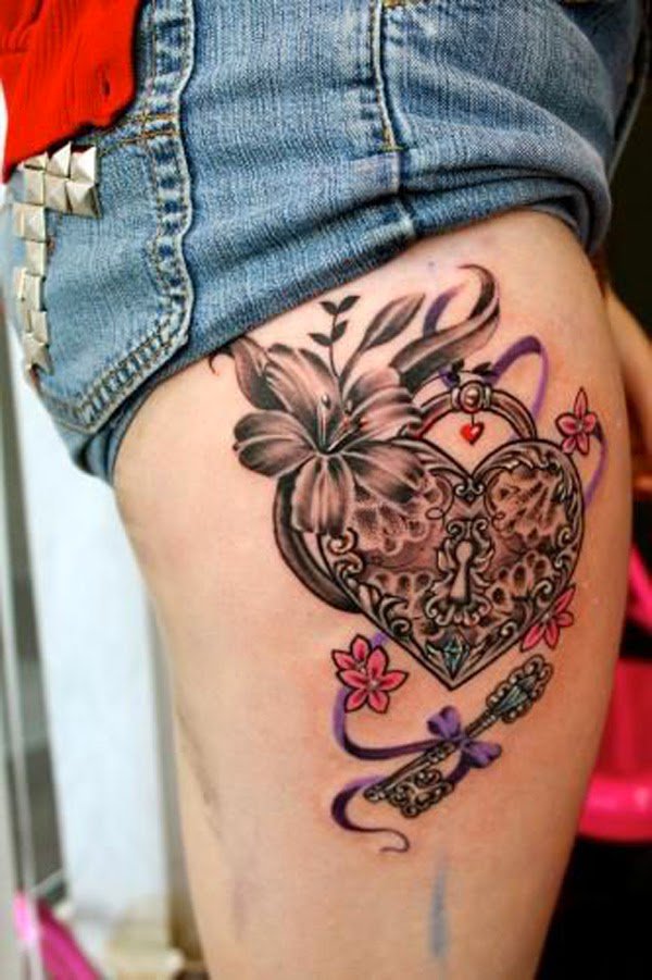 tatuaje CandadoyLlave165