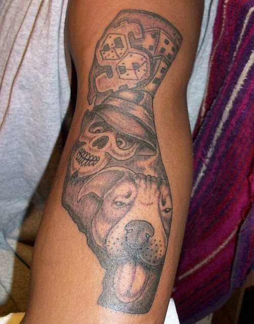 205 tatuaje perro