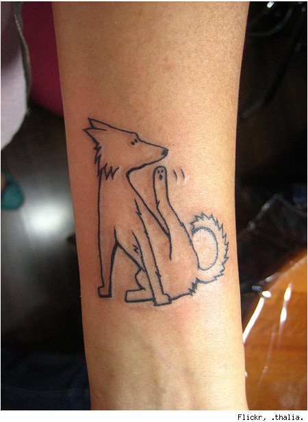 258 tatuaje perro