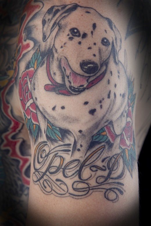 tatuaje perro 44