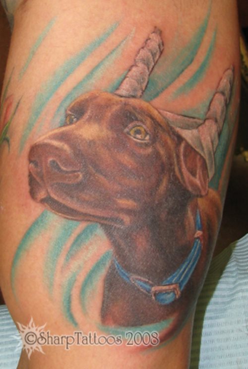 tatuaje perro 84