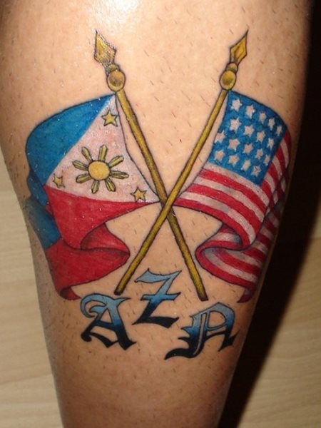 tatuaje bandera 527