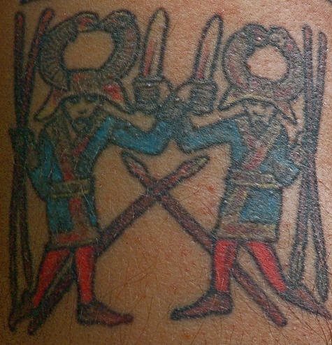 tatuaje guerrero 1000