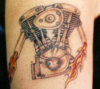 tatuaje motorista 1003
