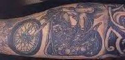 tatuaje motorista 1006