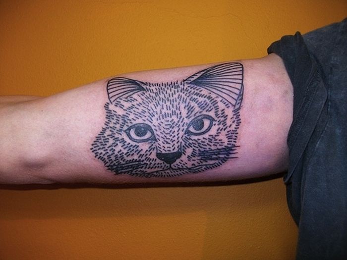 tatuaje gato 49