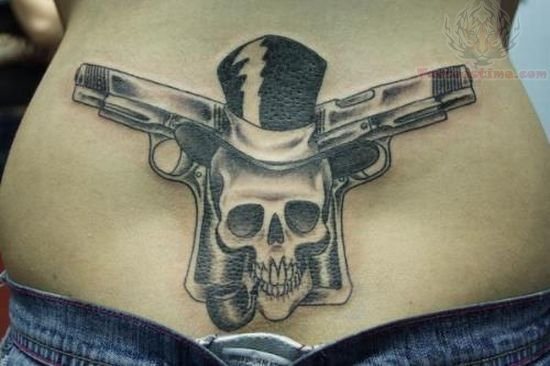 tatuaje pistola 50