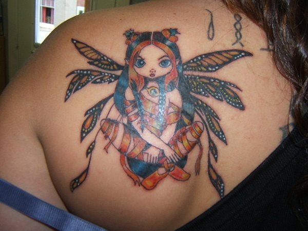 Sabemos que se trata de un hada por la categora en la que estamos, aunque se le ha puesto alas de mariposa y, a mi juicio, demasiadas Sabemos que se trata de un hada por la categora en la que estamos, aunque se le ha puesto alas de mariposa y, a mi juicio, demasiadas