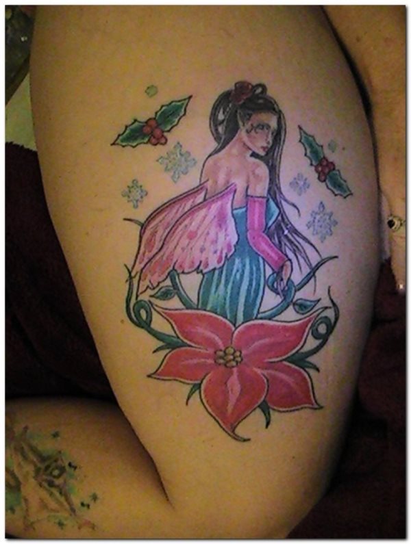 Bonito diseo de un hada en colores vivos Bonito diseo de un hada en colores vivos