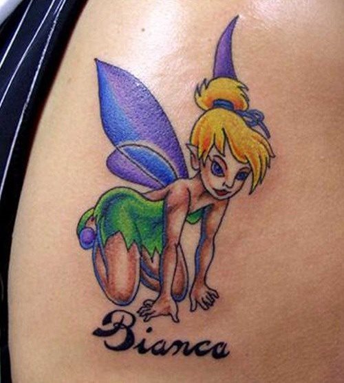 Diseo de un hada muy conocida por muchos de nosotros, se trata de Campanilla, personaje de la pelcula de Peter Pan Diseo de un hada muy conocida por muchos de nosotros, se trata de Campanilla, personaje de la pelcula de Peter Pan