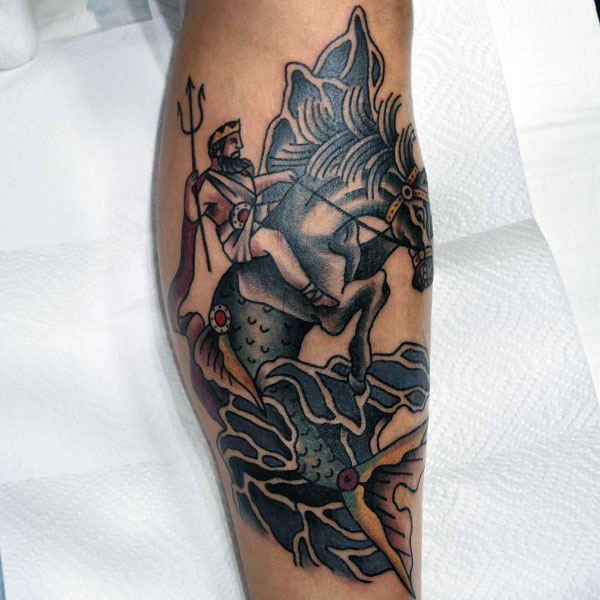 tatuaje caballito de mar para hombre 28