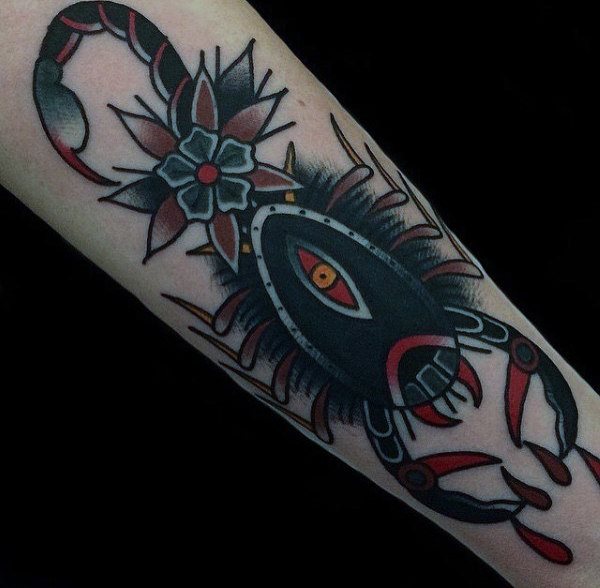 tatuaje escorpion para hombre 05