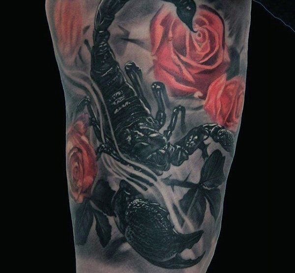 tatuaje escorpion para hombre 13