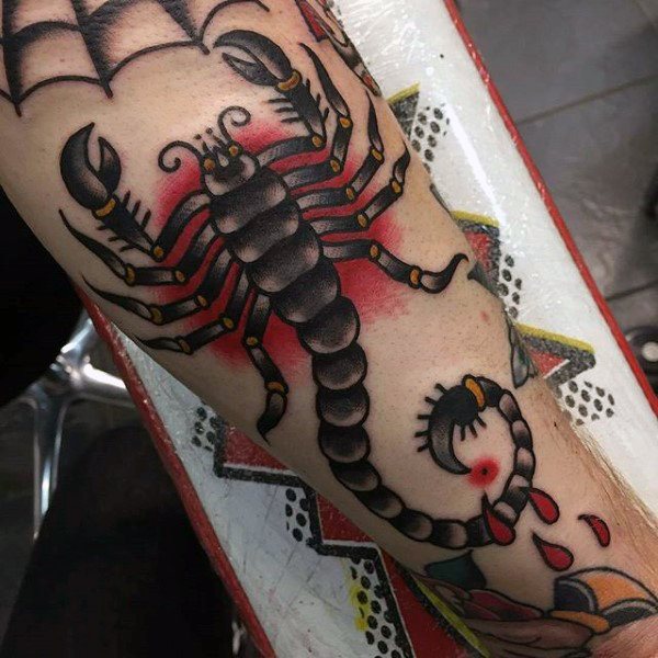 tatuaje escorpion para hombre 24