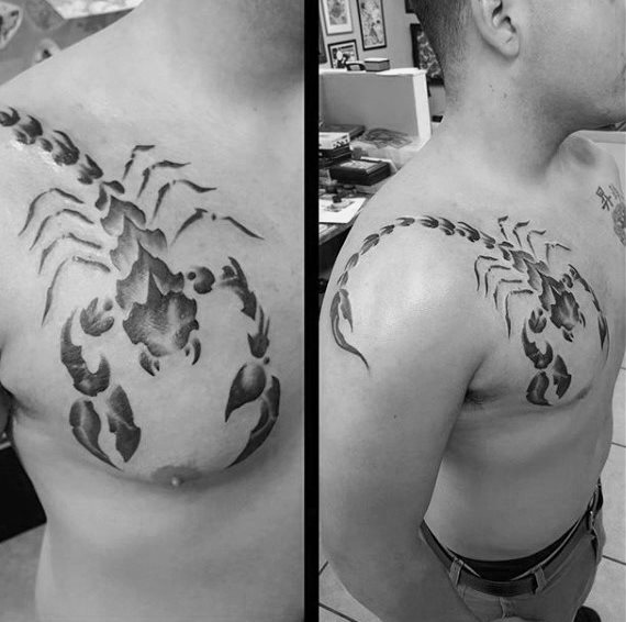 tatuaje escorpion para hombre 26