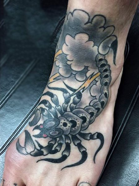 tatuaje escorpion para hombre 31
