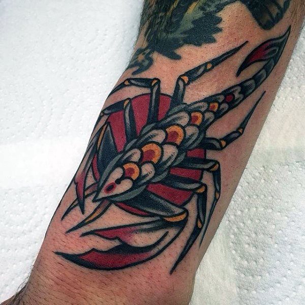 tatuaje escorpion para hombre 39
