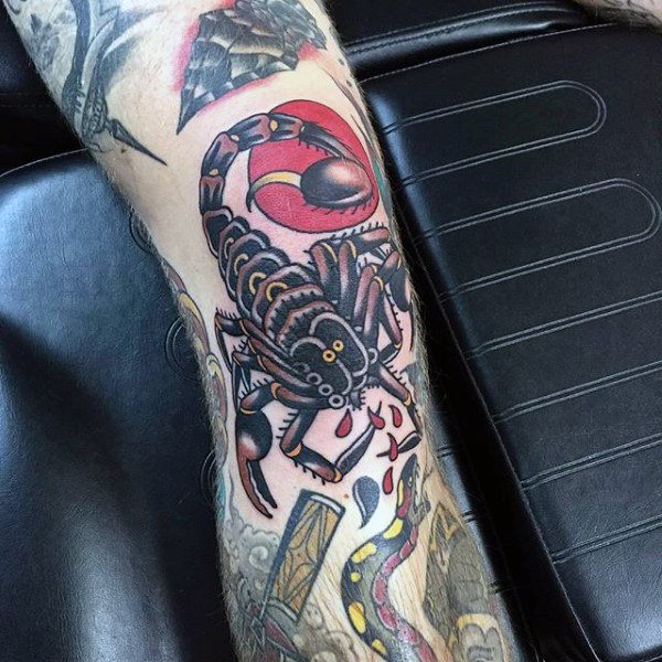 tatuaje escorpion para hombre 41