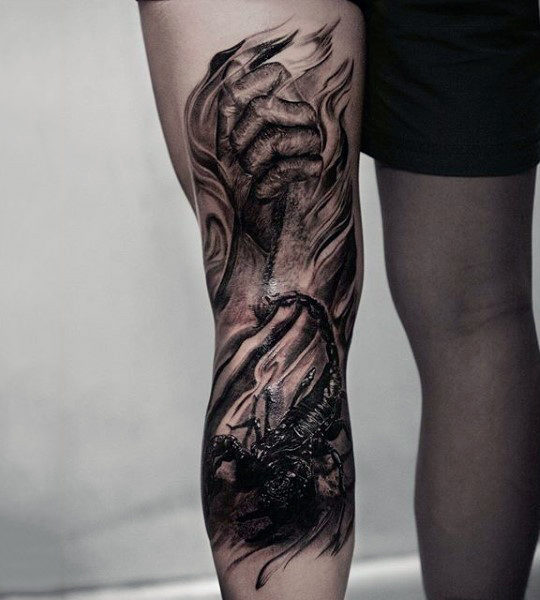 tatuaje escorpion para hombre 48