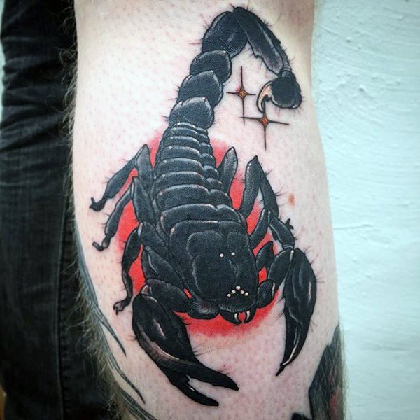 tatuaje escorpion para hombre 55