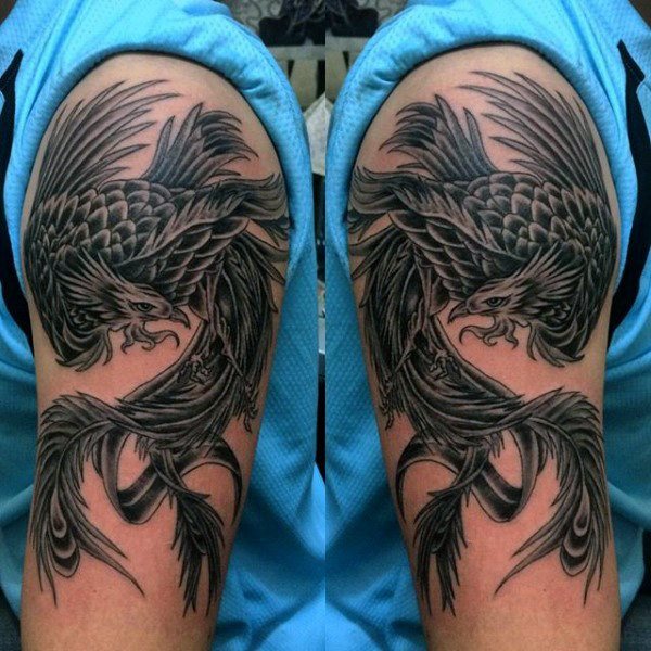 tatuaje fenix para hombre 10