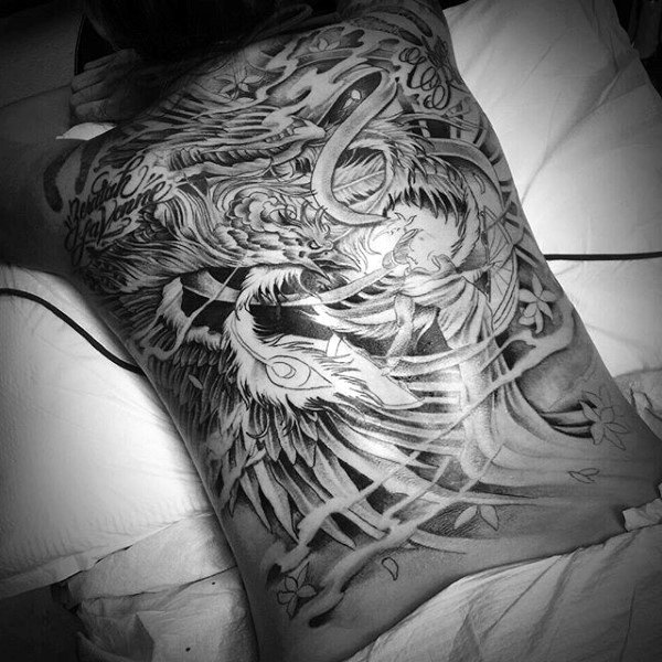tatuaje fenix para hombre 12