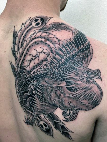 tatuaje fenix para hombre 13
