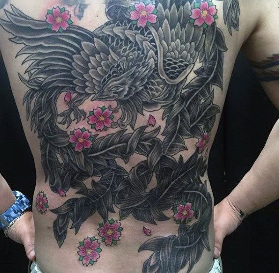 tatuaje fenix para hombre 26
