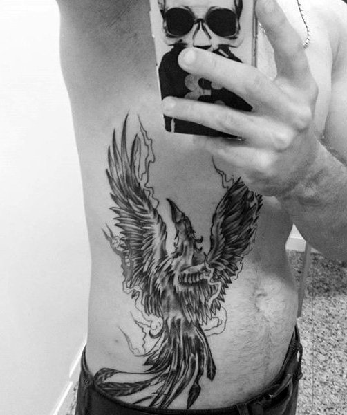 tatuaje fenix para hombre 41