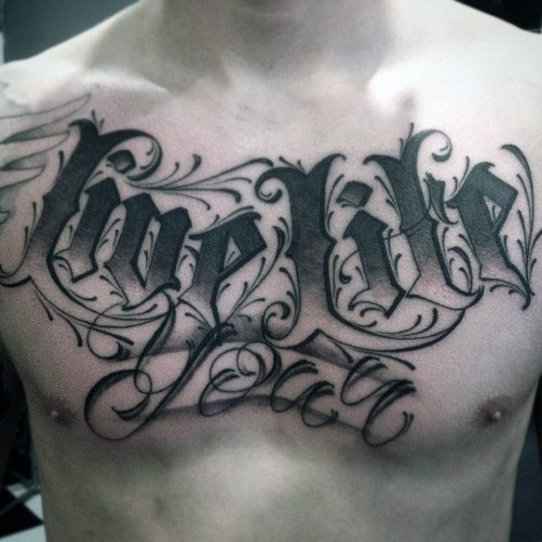tatuaje letras para hombre 06