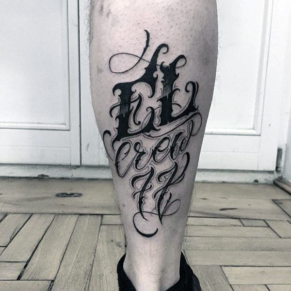 tatuaje letras para hombre 07