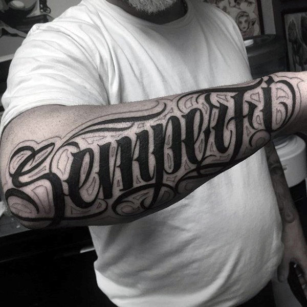 tatuaje letras para hombre 19