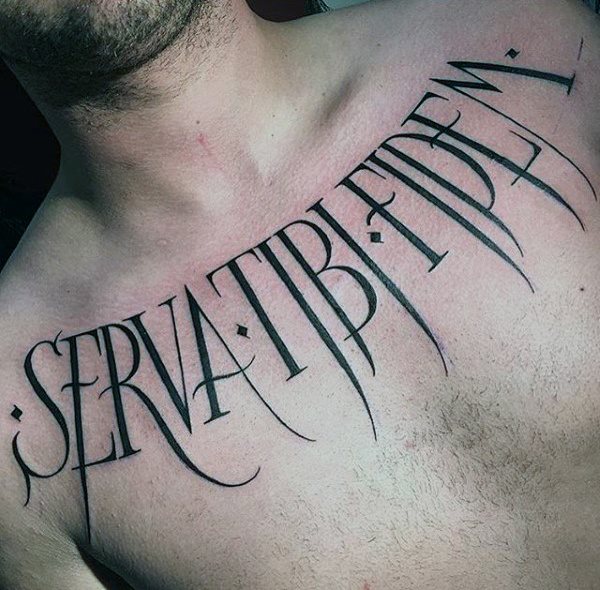 tatuaje letras para hombre 33