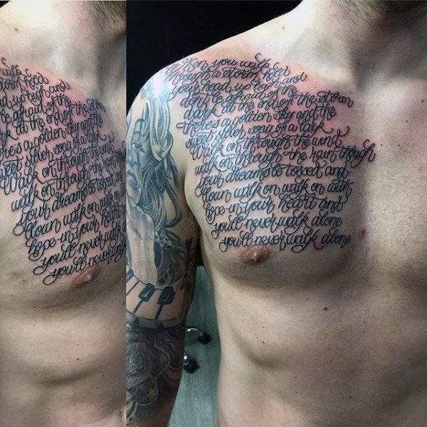 tatuaje letras para hombre 35