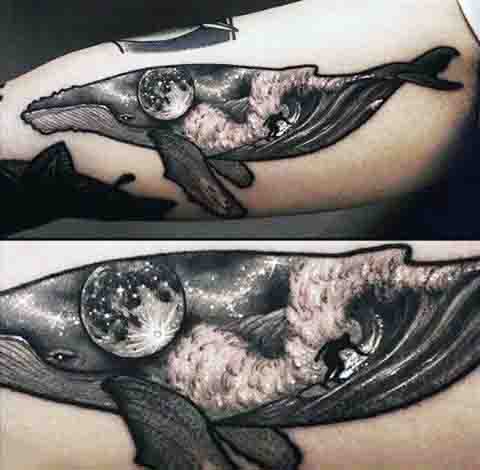 tatuaje luna para hombre 53