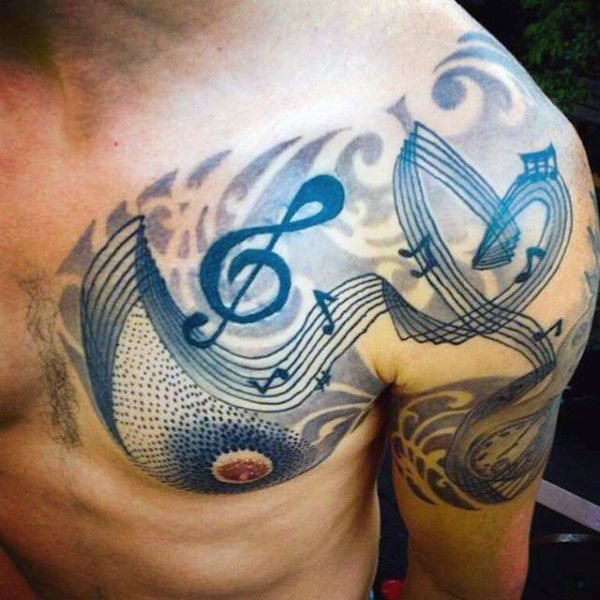 tatuaje musica para hombre 04